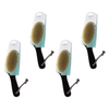 Basicare Wooden Body Brush Natural Bristles Bundle of 4 Exfoliating Dry Brush