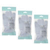 Basicare Exfoliating Body Gloves White Bundle of 3 Shower Exfoliating Gloves
