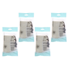 Basicare Natural Loofa Sponge with Rope 12.5cm Bundle of 4