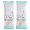 Basicare Back Strap Loofah Towelling Exfoliating Shower Body Scrub 2 Pack