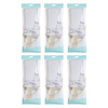 Basicare Back Strap Loofah Towelling Exfoliating Shower Body Scrub Bundle of 6
