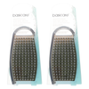 Basicare Double Sided Nail Brush Nylon Bristles Pack of 2 Nail Cleaner