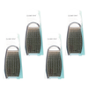Basicare Double Sided Nail Brush 4 Pack with Durable Nylon Bristles