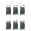 Basicare Double Sided Nail Brush Nylon Bristles Bundle of 6