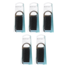 Basicare Pumice Stone With Nail Brush 9.5cm Bundle of 5