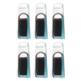 Basicare Pumice Stone With Nail Brush 9.5cm Pack of 6 Bundle