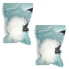 Basicare Luxe Exfoliating Bath Sponge Round Aria 2 Pack Natural Body Loofah