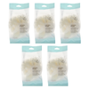Basicare Luxe Bath Sponge Beige Hanging Cord Bundle of 5