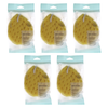 Basicare Sea Bath Sponge with Hanging Cord 5 Pack Bundle