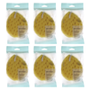 Basicare Sea Sponge Bath Sponge Bundle 6 Pack with Hanging Cord