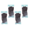Basicare Exfoliating Body Gloves Brown 4 Pack Bundle