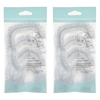 Basicare Shower Cap Adults 4 Pack Reusable Comfortable Waterproof Protection x 2