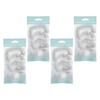 Basicare Adult Shower Cap 4 Pack Reusable Waterproof Bundle of 4