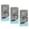 Basicare Luxury Adult Shower Cap Reusable Waterproof Bundle of 3