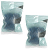 Basicare Luxe Bath Sponge Blue Hanging Cord Gentle Exfoliating Body Sponge x2