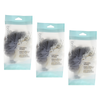 Basicare Luxe Bath Sponge Purple 3 Pack Hanging Cord Gentle Exfoliation