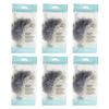 Basicare Luxe Bath Sponge Purple Pack of 6 Gentle Exfoliating Sponges