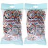 Basicare Deluxe Shower Cap Aztec Reusable Waterproof Hair Cover Pack of 2