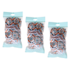 Basicare Deluxe Shower Cap Purple White Dots Bundle of 3 Reusable Waterproof