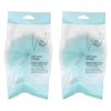 Basicare Luxe Bath Sponge Cream Exfoliating Shower Tool with Hanging Cord x2