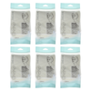 Basicare Aqus Dry Microfiber Hair Turban Bundle of 6 Quick Dry Lightweight