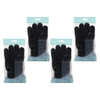 Basicare Exfoliating Body Gloves White with Blue Dots Bundle of 4