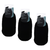 Basicare Exfoliating Body Gloves Bundle of 3 White with Purple Dots