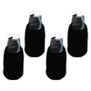 Basicare Exfoliating Body Gloves White Purple Dots Bundle of 4