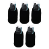 Basicare Exfoliating Body Gloves White Purple Dots Bundle of 5