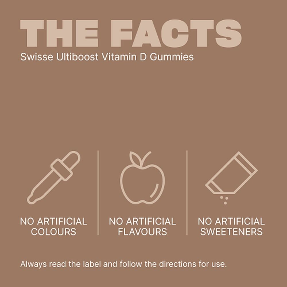 Swisse Ultiboost Vitamin D Gummies 60 Pastilles