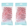 Basicare Premium Shower Cap Peva Pink Spots 2 Pack Reusable