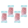 Basicare Premium Shower Cap Peva Pink Spots Bundle of 4 Reusable
