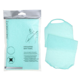 Basicare Exfoliating Bath Towel Aqua Stretchable Elastic Unique Texture