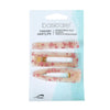 Basicare Fashion Hair Clips Pink 3 Piece Set