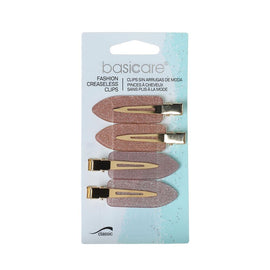 Basicare Fashion Creaseless Clips Glitter Four Pack