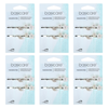 Basicare Floral Hair Clips 6 Pack Bundle Decorative Hair Accessories