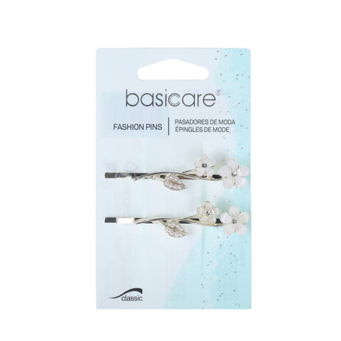 Basicare Floral Hair Clips Decorative Hair Accessories 2 Pack