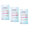 Basicare Cross Hair Clips Bundle of 3 Decorative Hair Accessories
