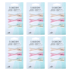Basicare Cross Hair Clips Bundle of 6 Decorative Hair Accessories