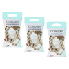 Basicare Handmade Plaited Elastic Hair Bands Bundle of 3