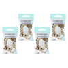 Basicare Handmade Plaited Elastic Hair Bands Bundle of 4 Long Lasting
