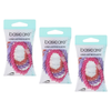 Basicare Twist Elastic Hair Bands Bundle of 3 Long Lasting Hair Ties