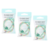 Basicare Elastic Hair Bands Light Mint Bundle of 3 Long Lasting