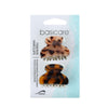 Basicare Fashion Hair Clips Small Claw Clip Shell Brown Twin Pack