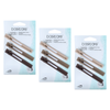 Basicare Rectangle Hair Clips 3 Pack Bundle of 3 Hair Accessories