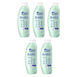 Head & Shoulders BARE Pure Clean Anti-Dandruff Shampoo 400mL Pack of 5