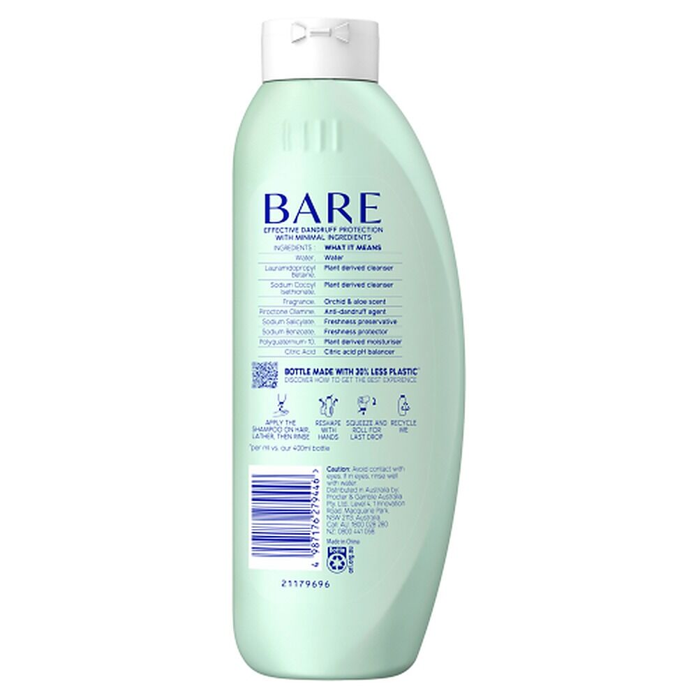 Head & Shoulders BARE Soothing Hydration Anti-Dandruff Shampoo 400mL
