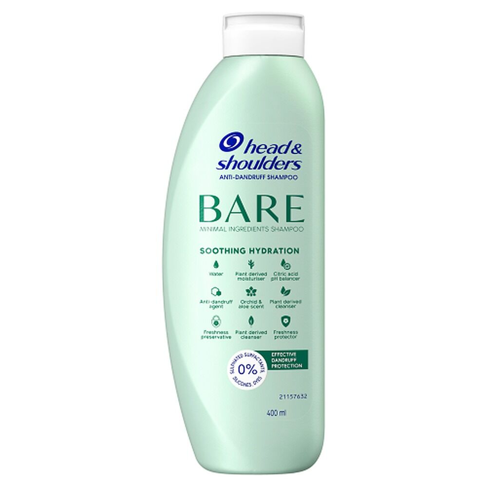 Head & Shoulders BARE Soothing Hydration Anti-Dandruff Shampoo 400mL