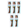 Basicare 5 Pack Hair Comb Wet Care Anti Static 22cm Detangling