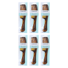 Basicare Hair Comb Wet Care Anti Static 22cm Bundle of 6